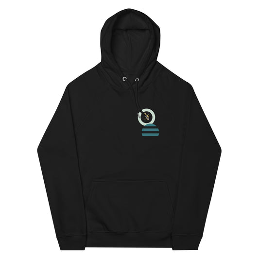 KI V6 Unisex eco raglan hoodie