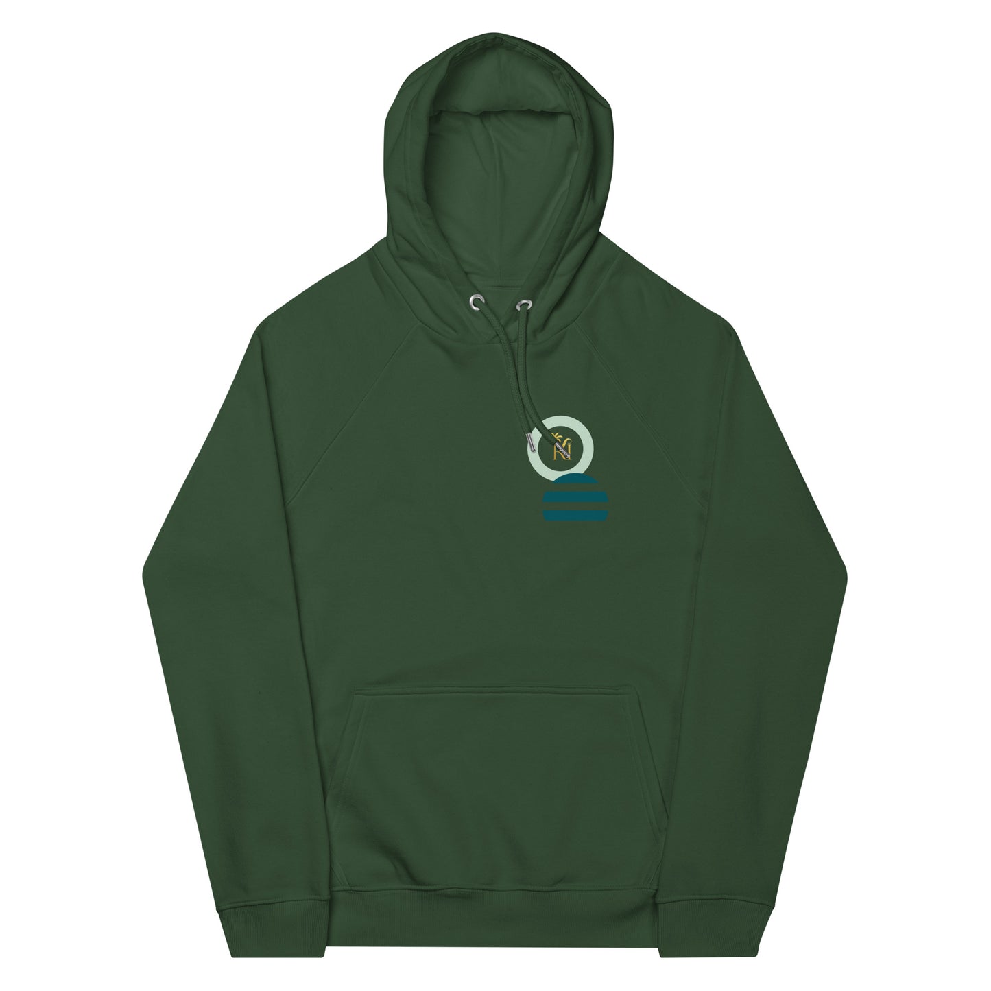 KI V6 Unisex eco raglan hoodie