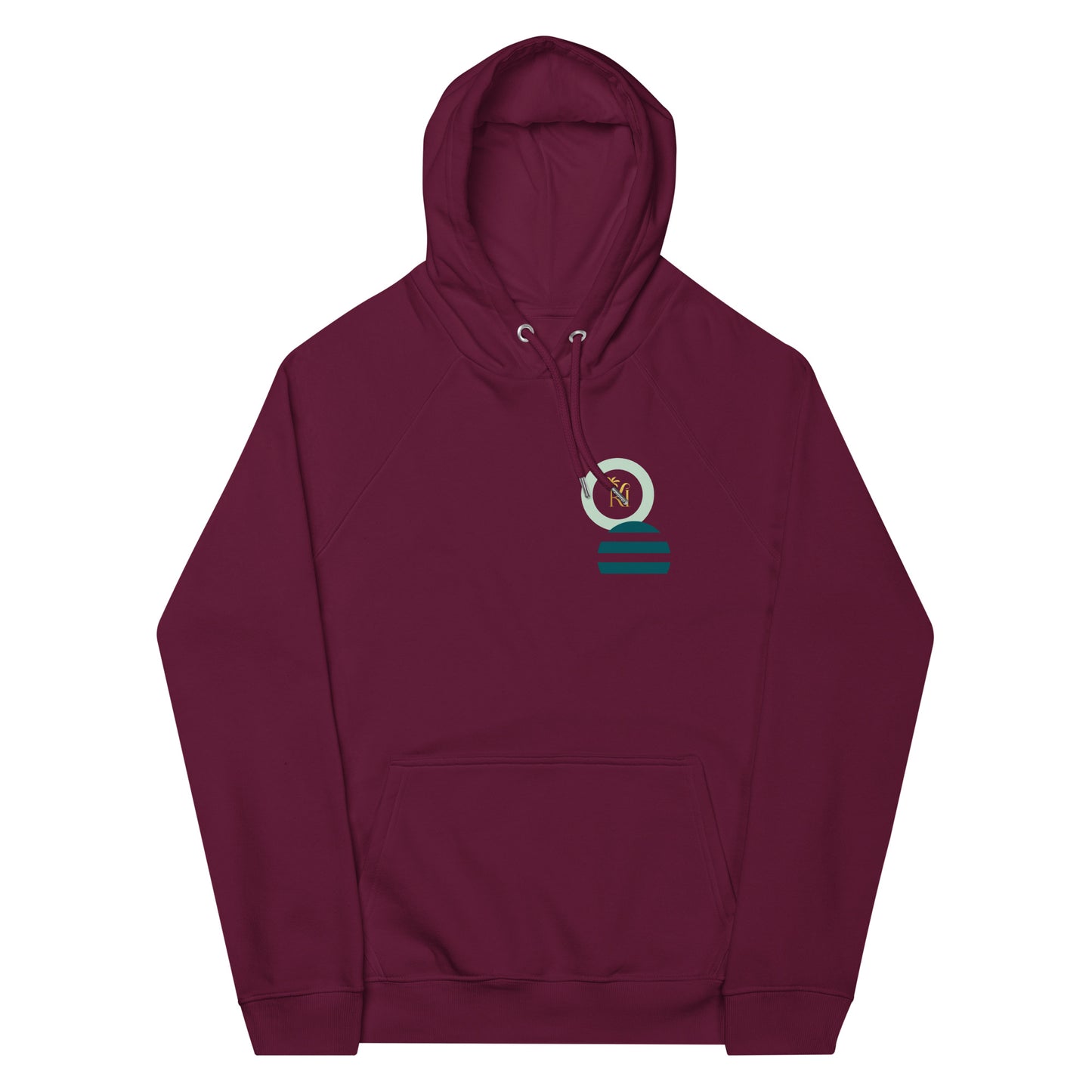 KI V6 Unisex eco raglan hoodie