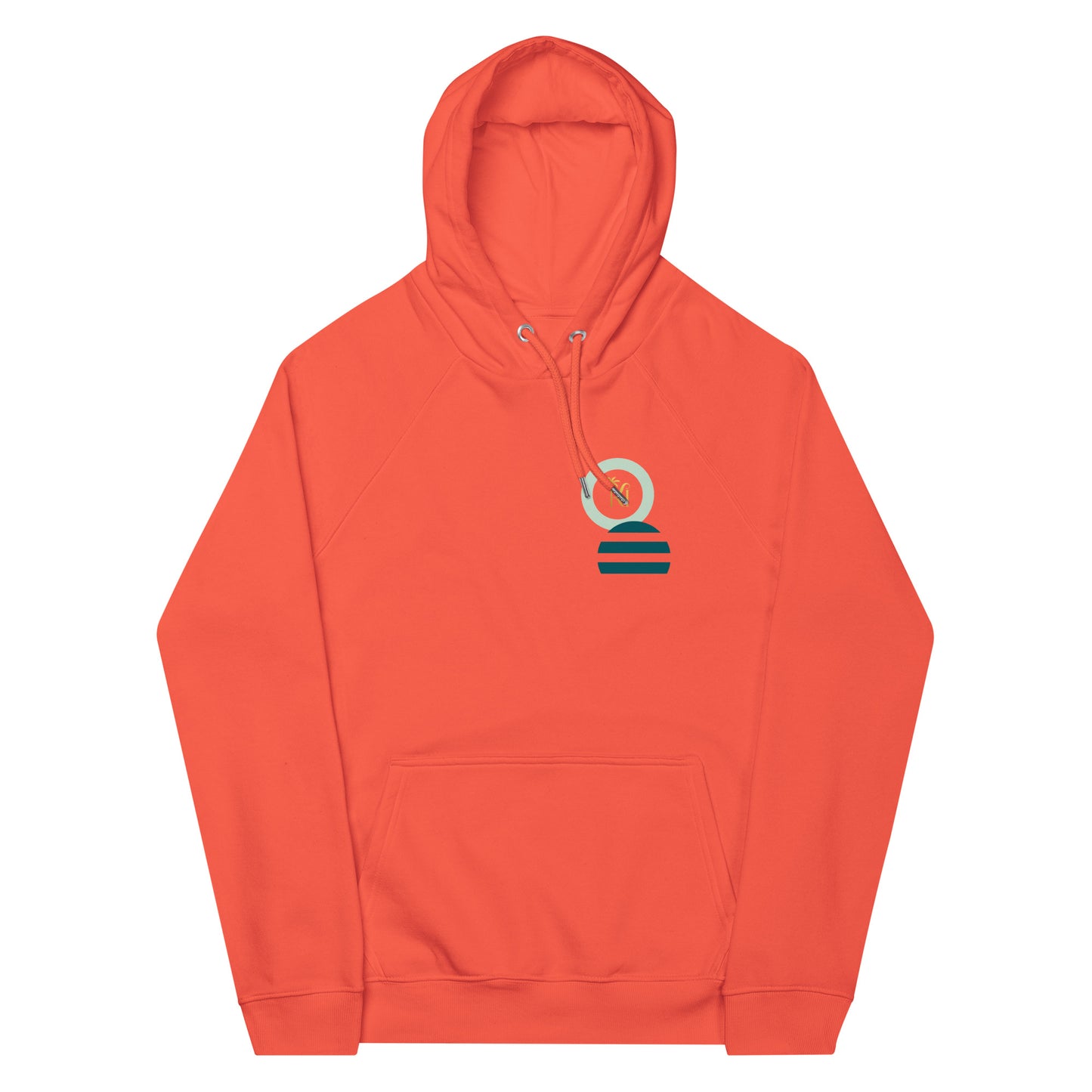 KI V6 Unisex eco raglan hoodie