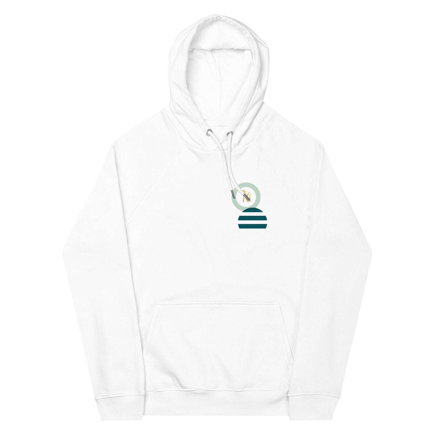 KI V6 Unisex eco raglan hoodie